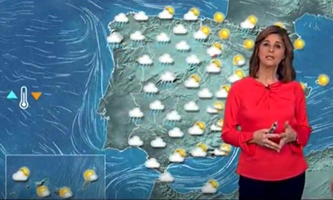 Informativo 24h - Lluvias en el extremo oeste de la península y ascenso térmico en el Cantábrico