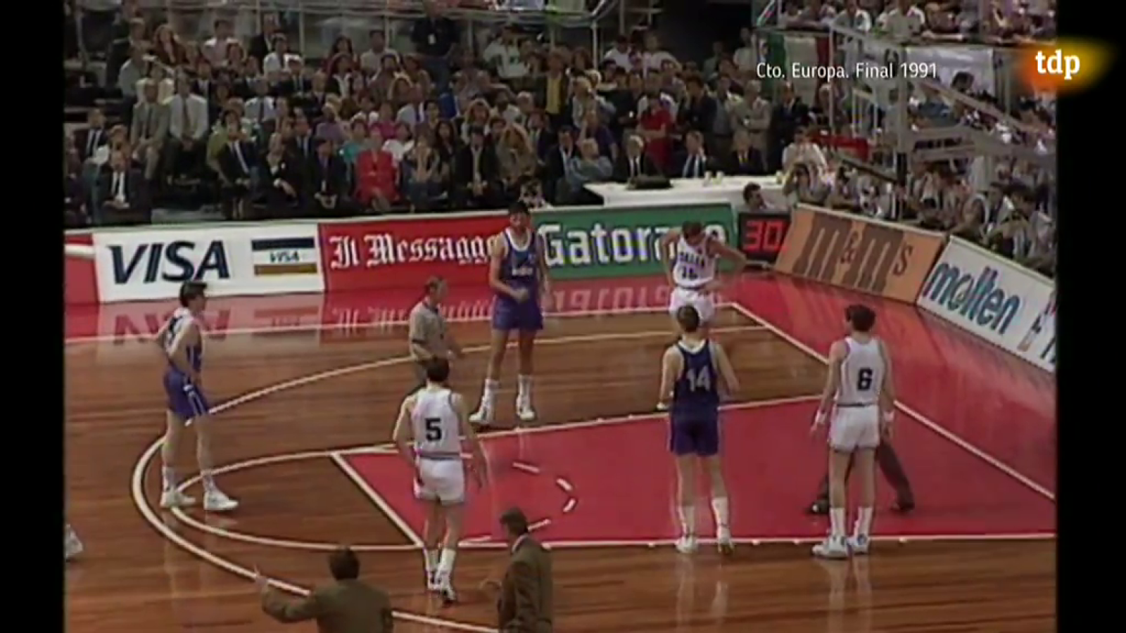Quédate en casa con TDP - Baloncesto - Campeonato de Europa Masculino 1991 - Final: Yugoslavia-Italia - Ver ahora