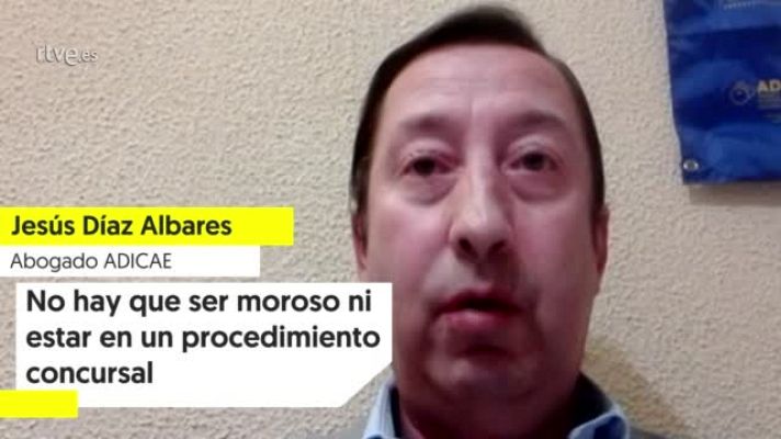 Especial Coronavirus - Jesús Díaz (ADICAE): "No hay que ser moroso ni estar en un procedimiento concursal"