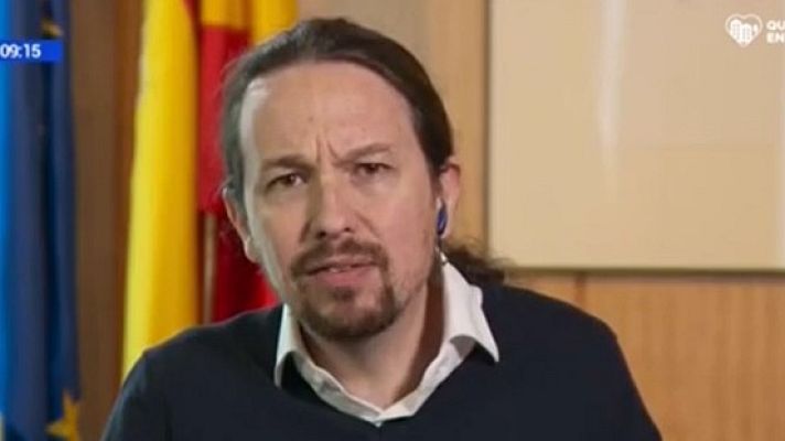 Los desayunos - Pablo Iglesias: "Es necesario un ingreso mínimo vital puente para ya"