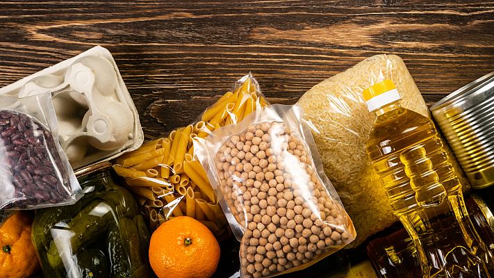 Telediario 1 - Alimentos para familias sin recursos, a domicilio