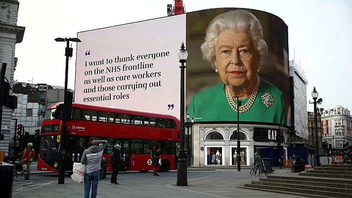 Telediario 1 - Jefes de Estado de Europa se dirigen a sus ciudadanías confinadas por la pandemia de coronavirus