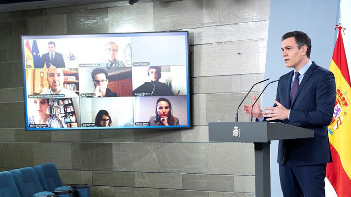 Telediario 1 - Telediario 2 en 4' - 12/04/20