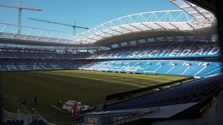 Telediario 1 - La Real acata la prohibición de entrenar, pero Zurutuza asegura "no entenderlo"