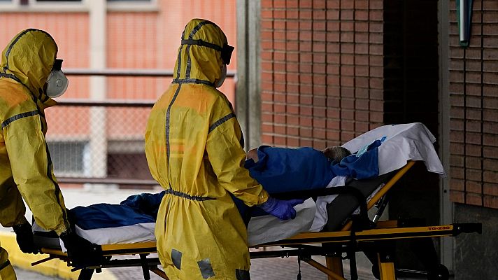 Informativo 24h - España registra un ligero repunte en el número de fallecidos con coronavirus: 567 fallecidos en las últimas 24 horas