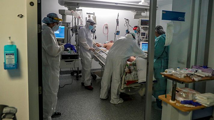 Telediario 1 - Inteligencia artificial contra el coronavirus para predecir la ocupación de las UCI