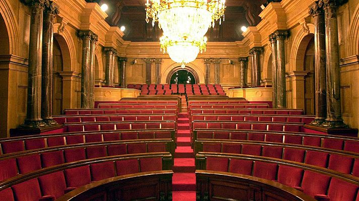 Telediario 1 - Los parlamentos autonómicos, a medio gas durante el estado de alarma