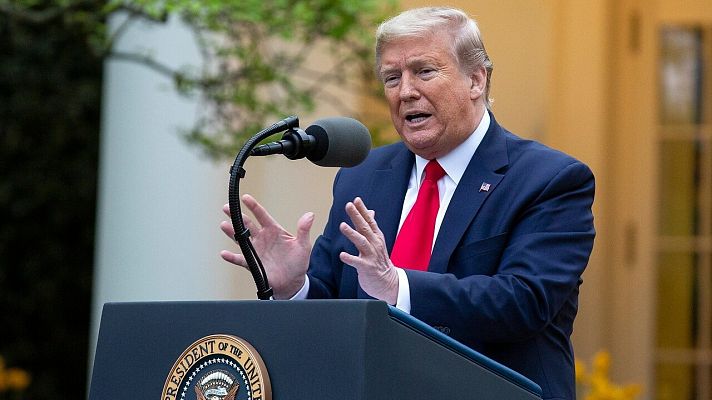 Telediario 1 - Trump ordena suspender la financiación a la OMS y la acusa de "encubrir"  la expansión del coronavirus