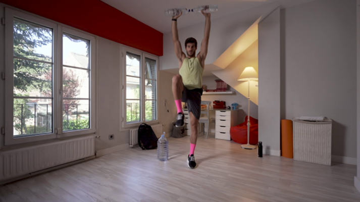 Muévete en casa - Programa 18 (pecho, tríceps y abdomen)