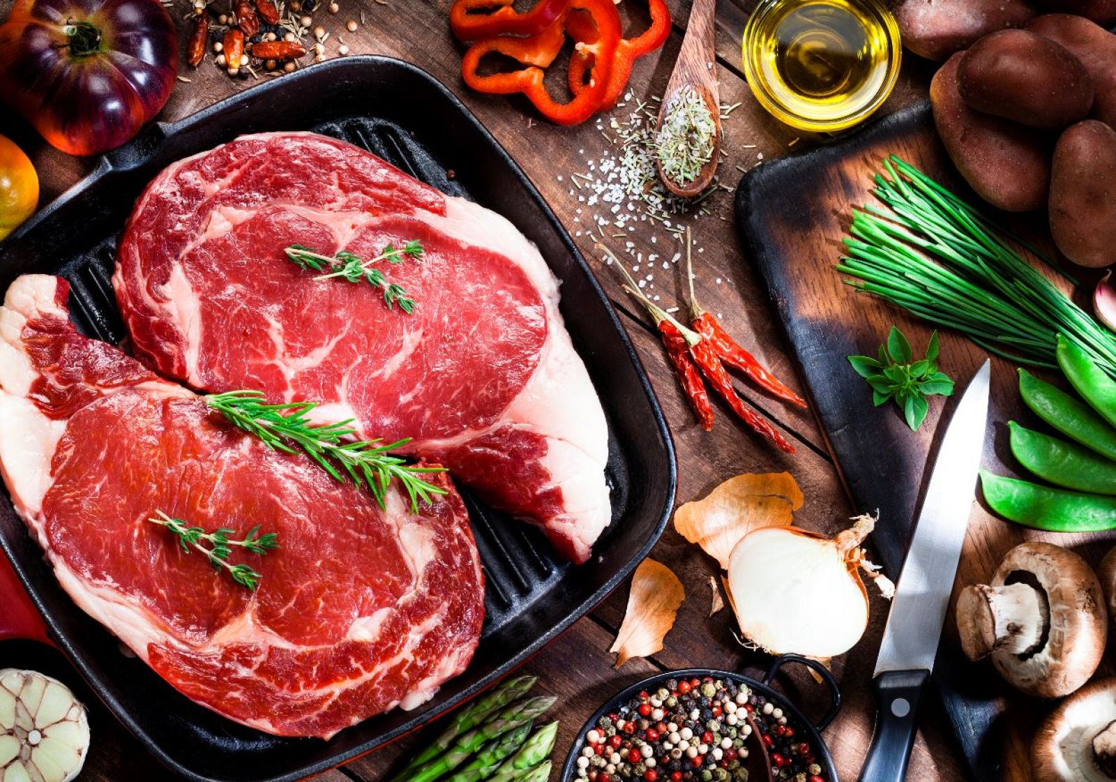 Salteado de verduras y ternera, de Sergio Rama