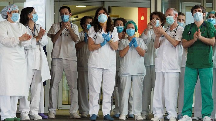 Telediario 1 - El personal del Hospital de la Fe, en Valencia, cuenta los peores momentos de la pandemia de coronavirus
