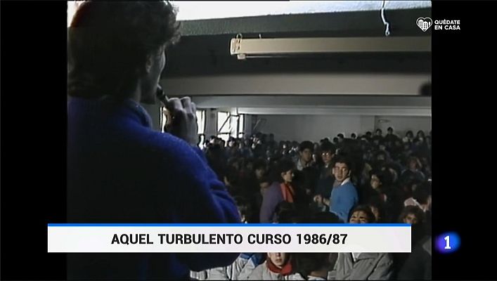 Telediario 1 - ¿TE ACUERDAS? - AQUEL CURSO DEL 86/87