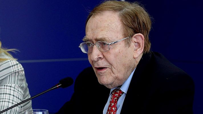 La tarde en 24h - Ramón Tamames, representante del PCE en los Pactos de la Moncloa, rechaza reeditarlos y defiende un "presupuesto extraordinario" que incluya a los empresarios