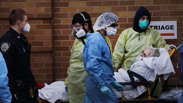 Telediario 1 - El primer brote de coronavirus en Estados Unidos fue en una residencia de ancianos cerca de Seattle