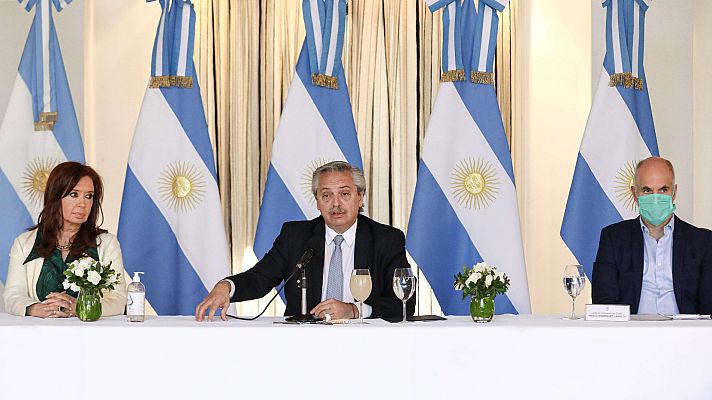 Telediario 1 - La crisis del coronavirus llega a una Argentina sumida en una crisis económica