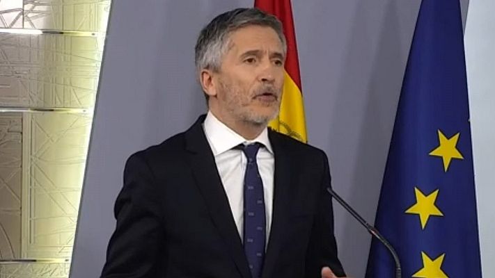 Especiales informativos - Grande-Marlaska: "El estado de alarma no impide la crítica al Gobierno, que es parte de la libertad de Expresión"