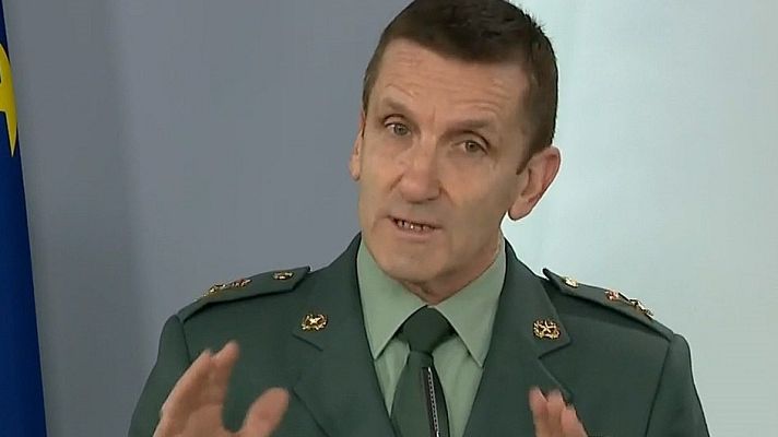 Telediario 1 - El jefe de la Guardia Civil afirma que trabajan para "minimizar ese clima contrario a la gestión de crisis por parte del Gobierno"