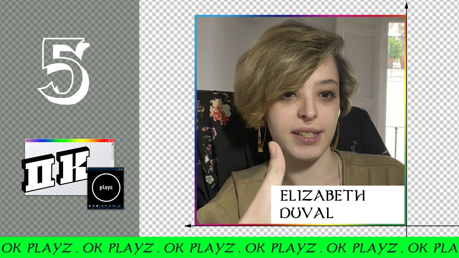 OK Playz - Elizabeth Duval estrena sección hablando sobre cultura