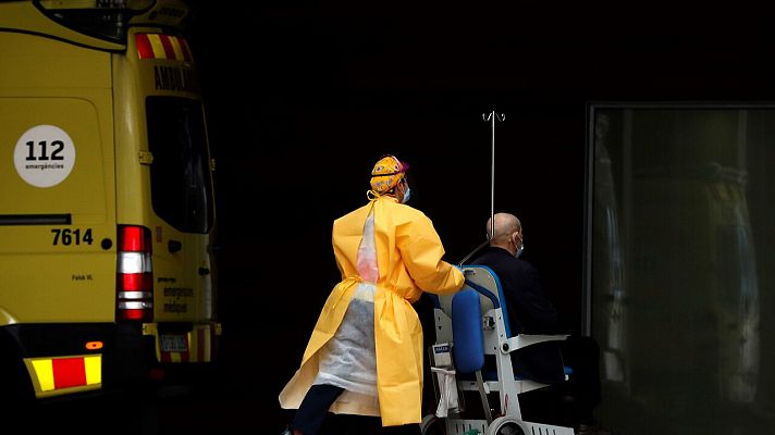 Telediario 1 - La Generalitat afirma que en una Cataluña independiente habría menos muertos con coronavirus