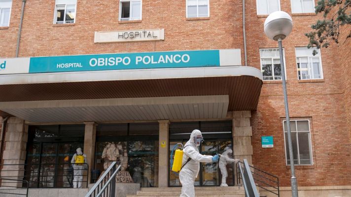 Telediario 1 - El Hospital General de Teruel planifica la vuelta a la normalidad