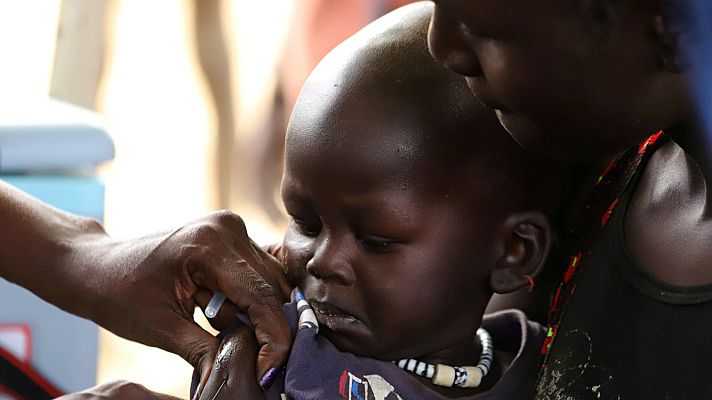 Telediario 1 - El coronavirus amenaza con duplicar el hambre en el mundo