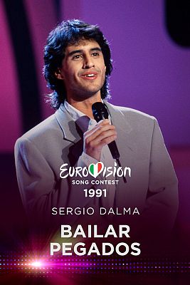 Sergio Dalma cant "Bailar pegados" en Eurovisin 1991