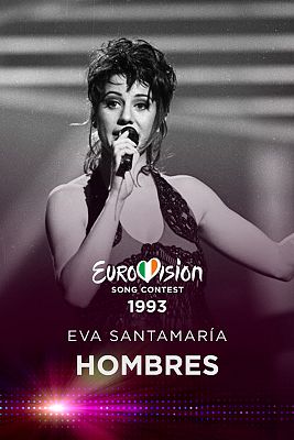 Eva Santamara cant "Hombres" en Eurovisin 1993