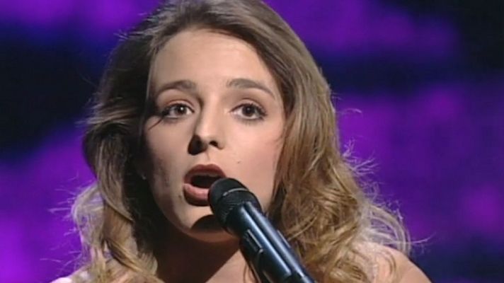 Festivales de Eurovisión en el Archivo de RTVE - Anabel Conde cantó "Vuelve conmigo" en Eurovisión 1995