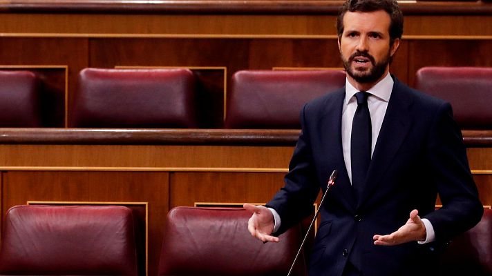 Informativo 24h - Casado acusa a Sánchez de ocultar el déficit público: "Explíquenos si va a pedir rescate"