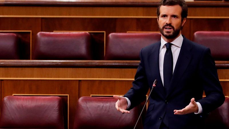 Casado acusa a Sánchez de ocultar el déficit público: "Explíquenos si va a pedir rescate"