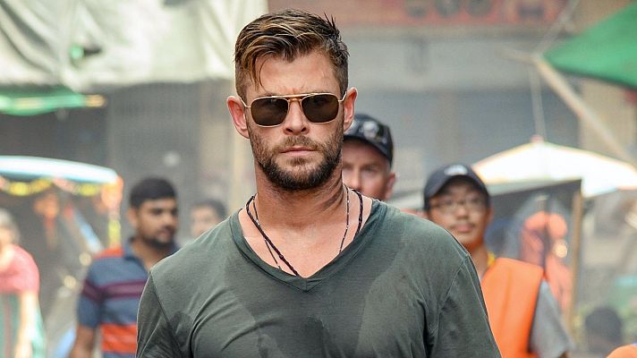 Telediario 1 - Chris Hemsworth nos habla, desde su confinamiento australiano, de su nueva película: 'Tyler Rake'
