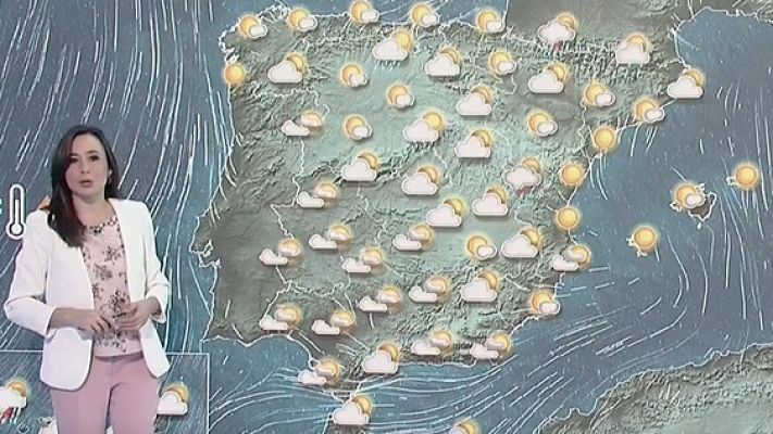 El tiempo - Lluvia fuerte en Canarias y temperaturas en ascenso en la península