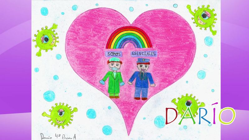 ¡Quédate en casa y todo saldrá bien!...dibujos para la esperanza - Agus & Lui: Churros y Crafts | Ver