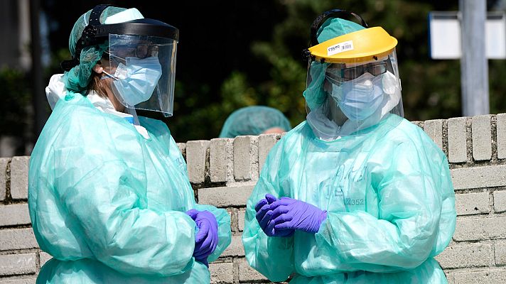 Especiales informativos - España registra un leve repunte con 440 muertos por coronavirus y 4.635 nuevos casos en las últimas 24 horas