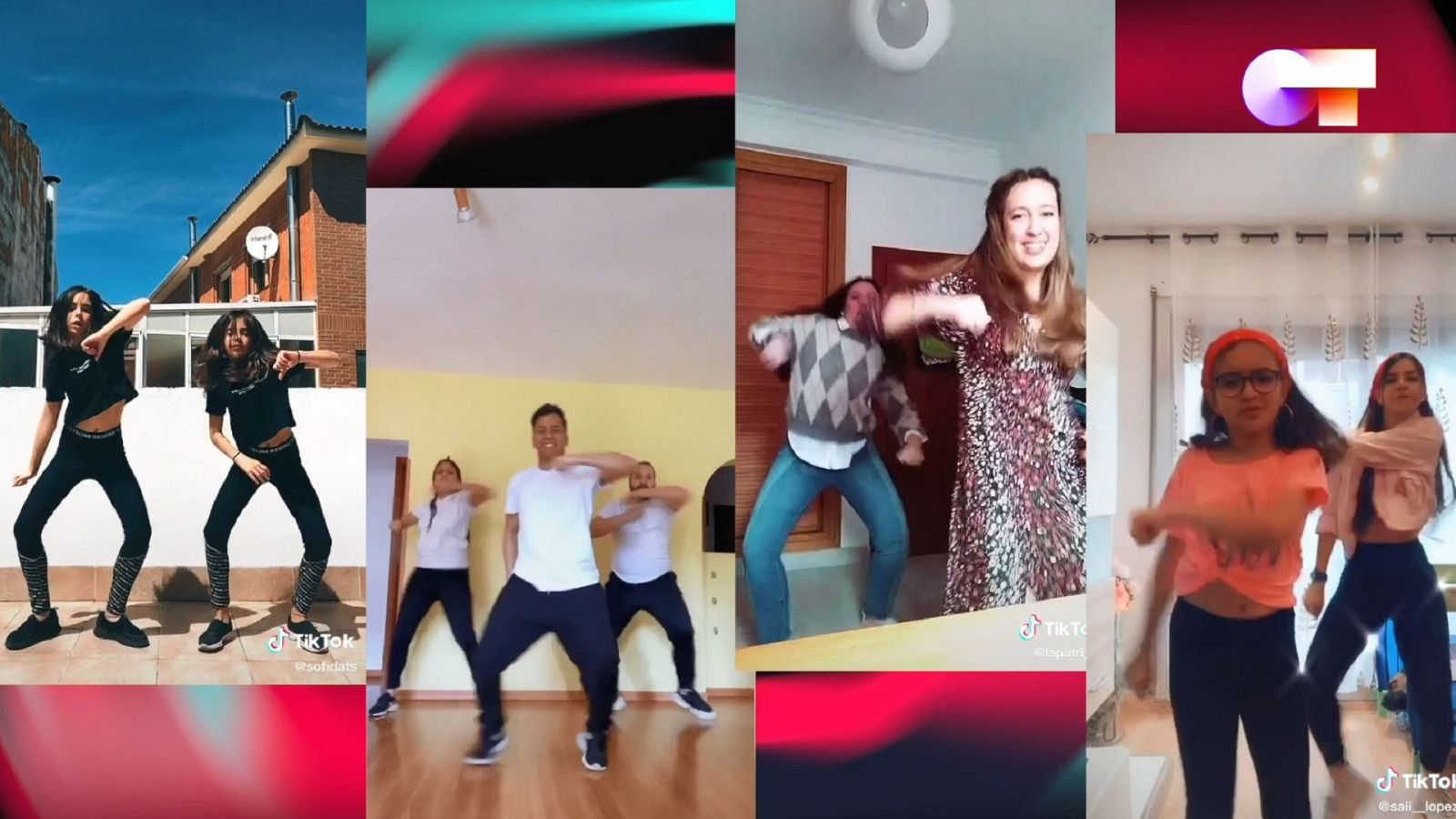 Cuarto #OTCallenge hecho por los fans respondiendo a la propuesta de Vicky, la coreógrafa, en Tik Tok