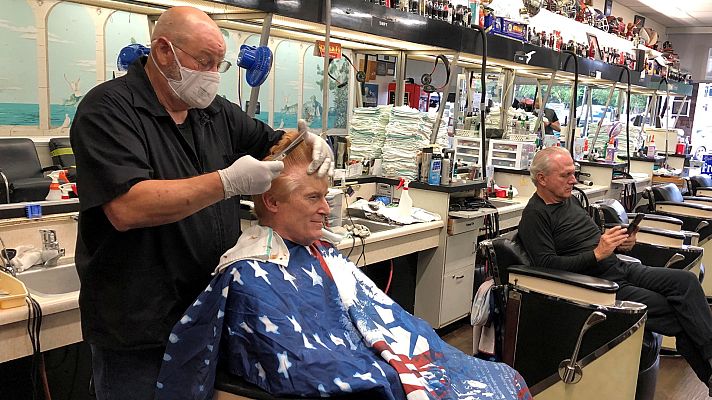 Telediario 1 - El estado de Georgia permite la reapertura de comercios pese a las recomendaciones negativas