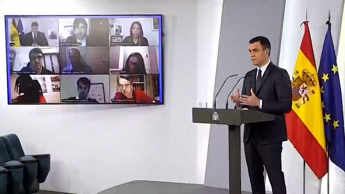 Telediario 1 - Telediario 2 en 4' - 25/04/20