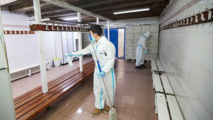 Telediario 1 - Los empresarios de gimnasios proponen un protocolo para la reapertura ante la vuelta de la actividad deportiva