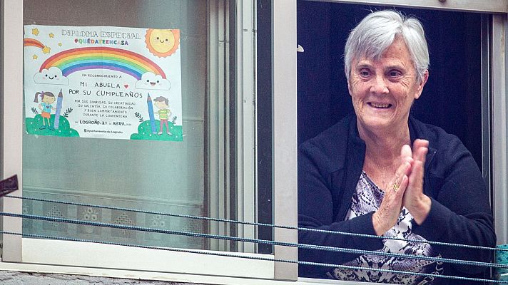 Telediario 1 - Sanidad permitirá que los mayores puedan salir a pasear a partir del 2 de mayo