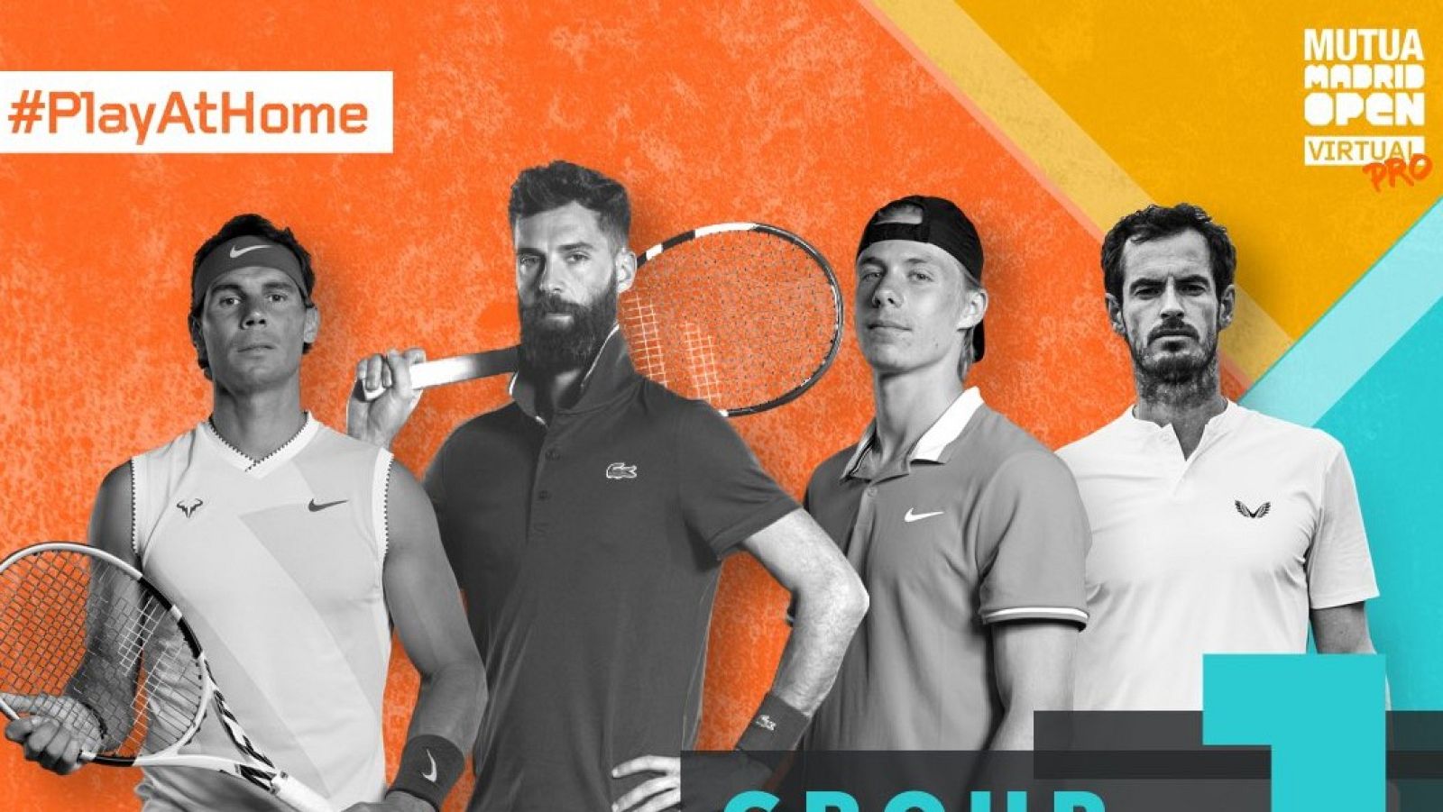 Arranca el Mutua Madrid Open Virtual Pro con Rafa Nadal