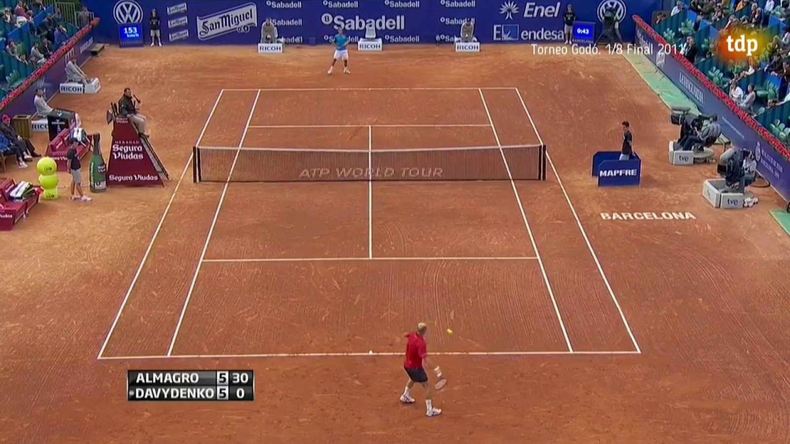 Quédate en casa con TDP - Tenis - 1/8 final Trofeo Conde de Godó 2011: Nico Almagro - Nikolay Davydenko - Ver ahora