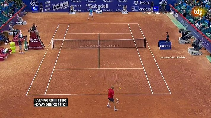 Los mejores momentos del deporte español - Tenis - 1/8 final Conde Godó 2011: N. Almagro - N. Davydenko