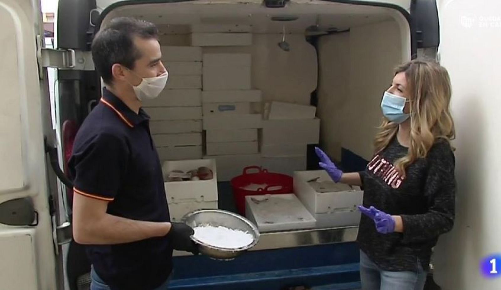 La lonja de Adra en pleno confinamiento