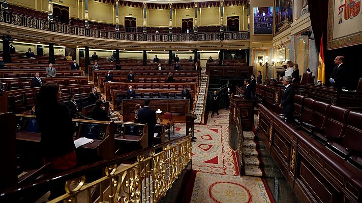 Telediario 1 - PP y Cs reclaman al Gobierno más tests antes del desconfinamiento y Vox insiste en la inconstitucionalidad del estado de alarma