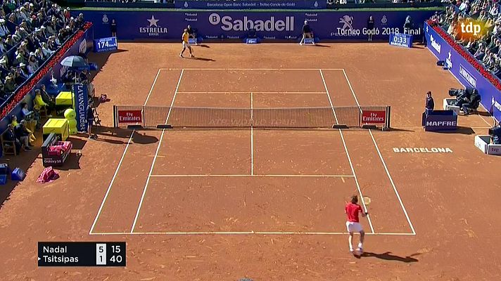 Los mejores momentos del deporte español - Tenis - Final Conde Godó 2018 - R.Nadal - S.Tsitsipas