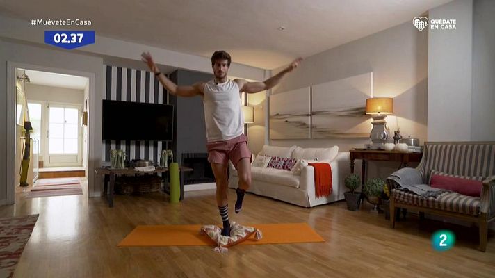 Muévete en casa - ¡Pon a prueba tu equilibrio!