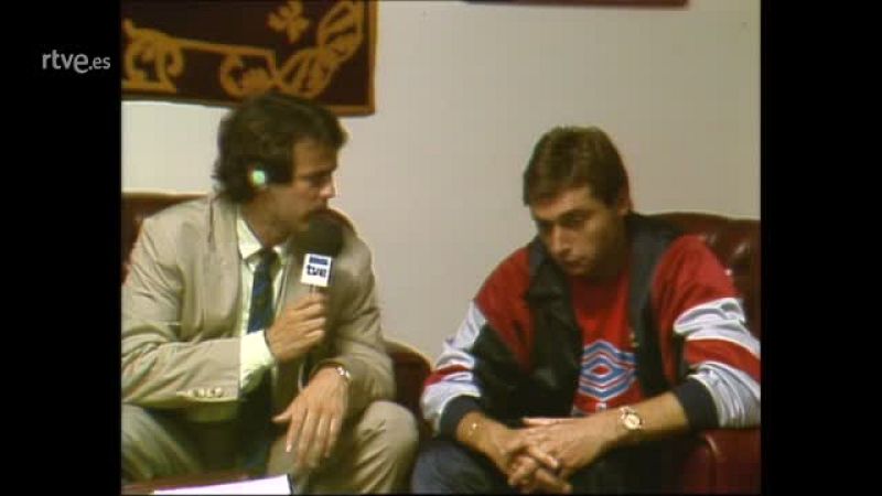 Entrevista a Robinson tras un Real Madid-Osasuna de 1988 - Fútbol | Ver
