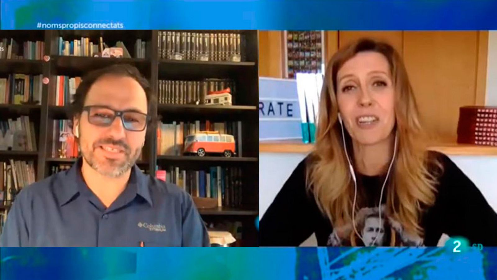 Noms Propis  connectats -  Andrea Vilallonga, consultora d'imatge i comunicació, i Tomás Navarro, psicòleg i escriptor