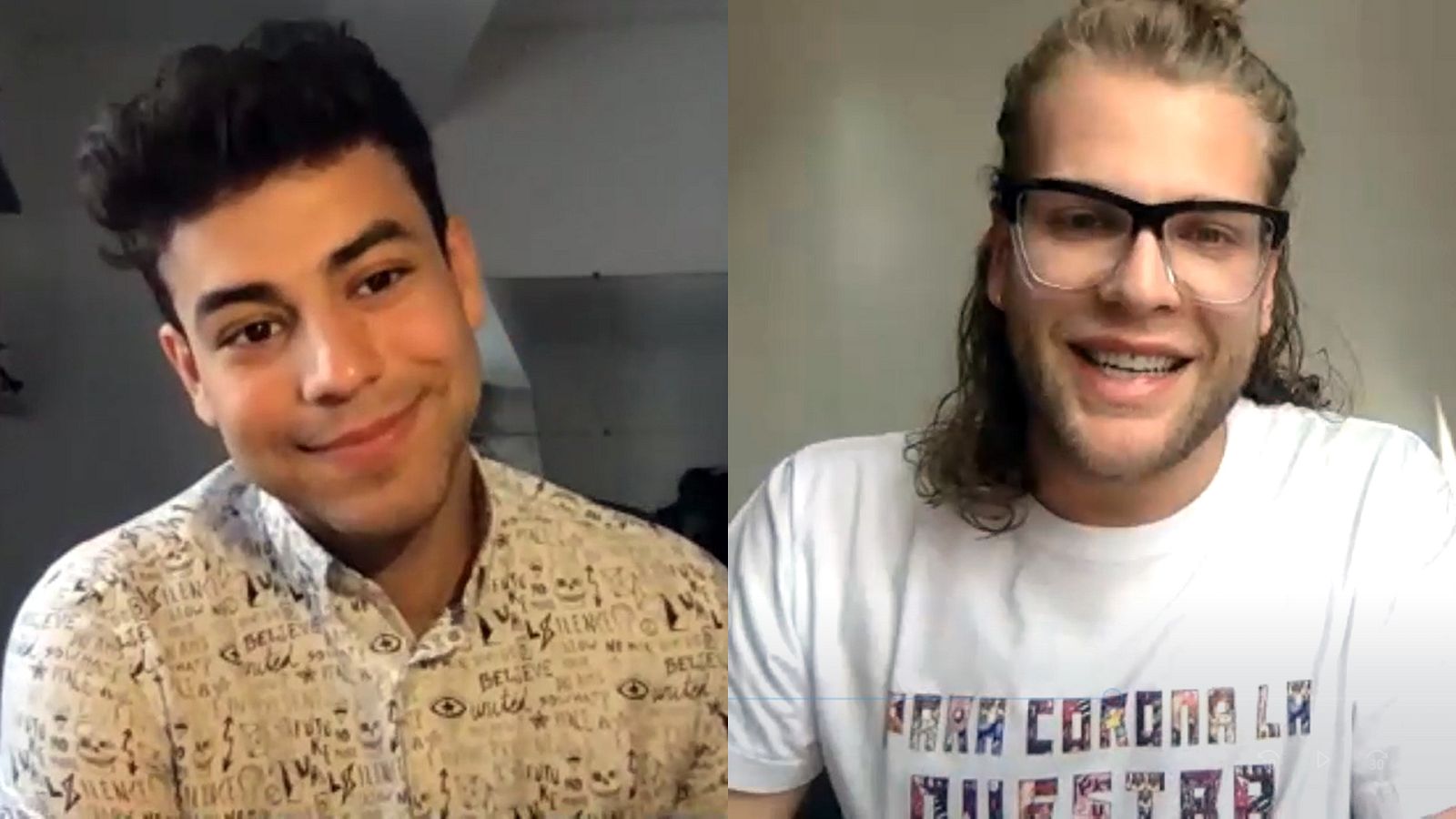 Agoney y Eduardo Navarrete