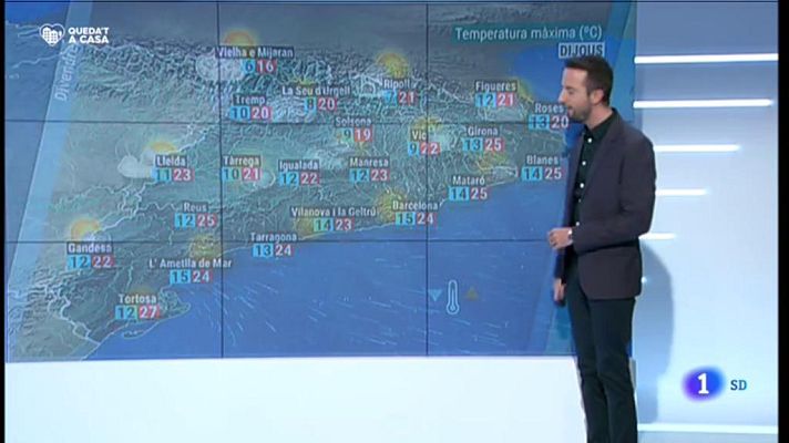 L'Informatiu - El temps en Catalunya - 29/04/2020